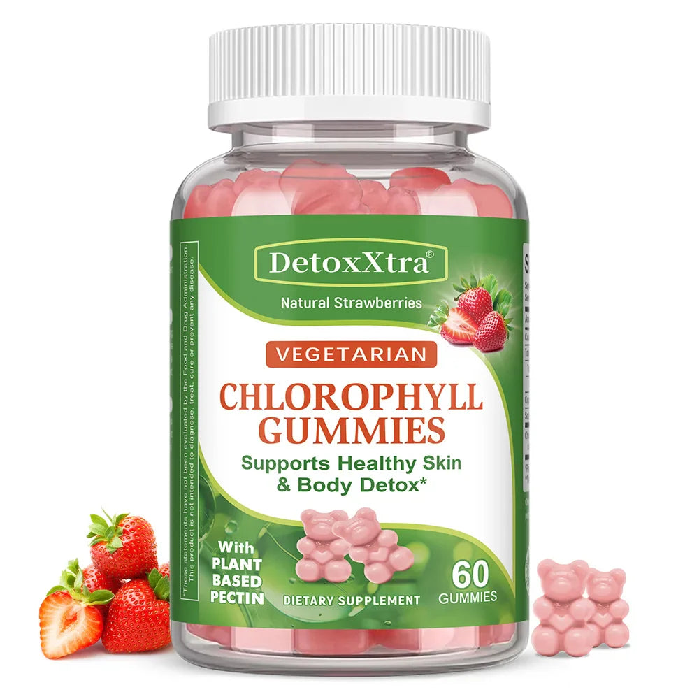 DETOXXTRA Chlorophyll Gummies 100mg – Detox, Deodorizer & Immunity