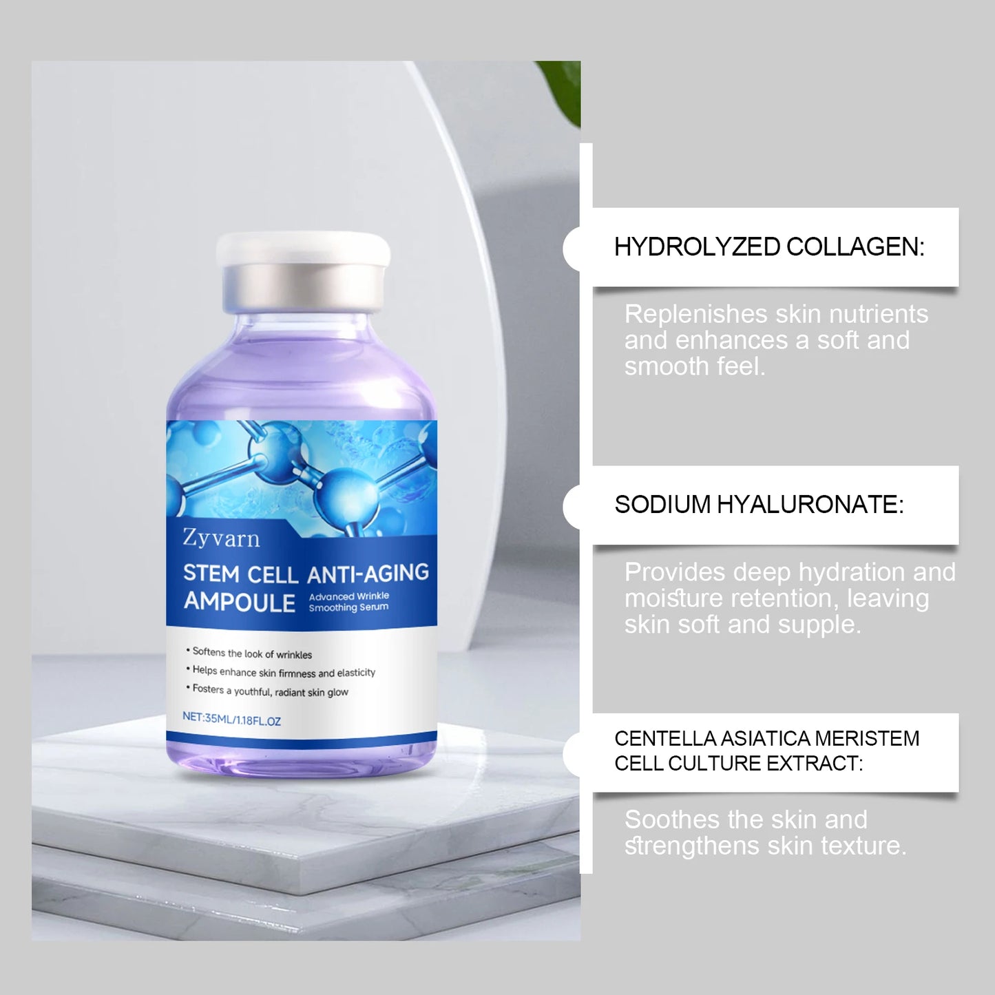 Ampoule Face Serum – Moisturizing Radiant Glow Essence