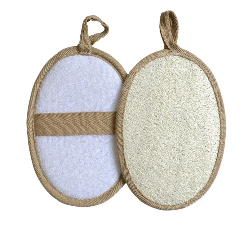 Natural Loofah Body Brush – Reusable Exfoliating Scrubber Loofah Bath Scrubber Peaceful Pleasures Health and Wellness