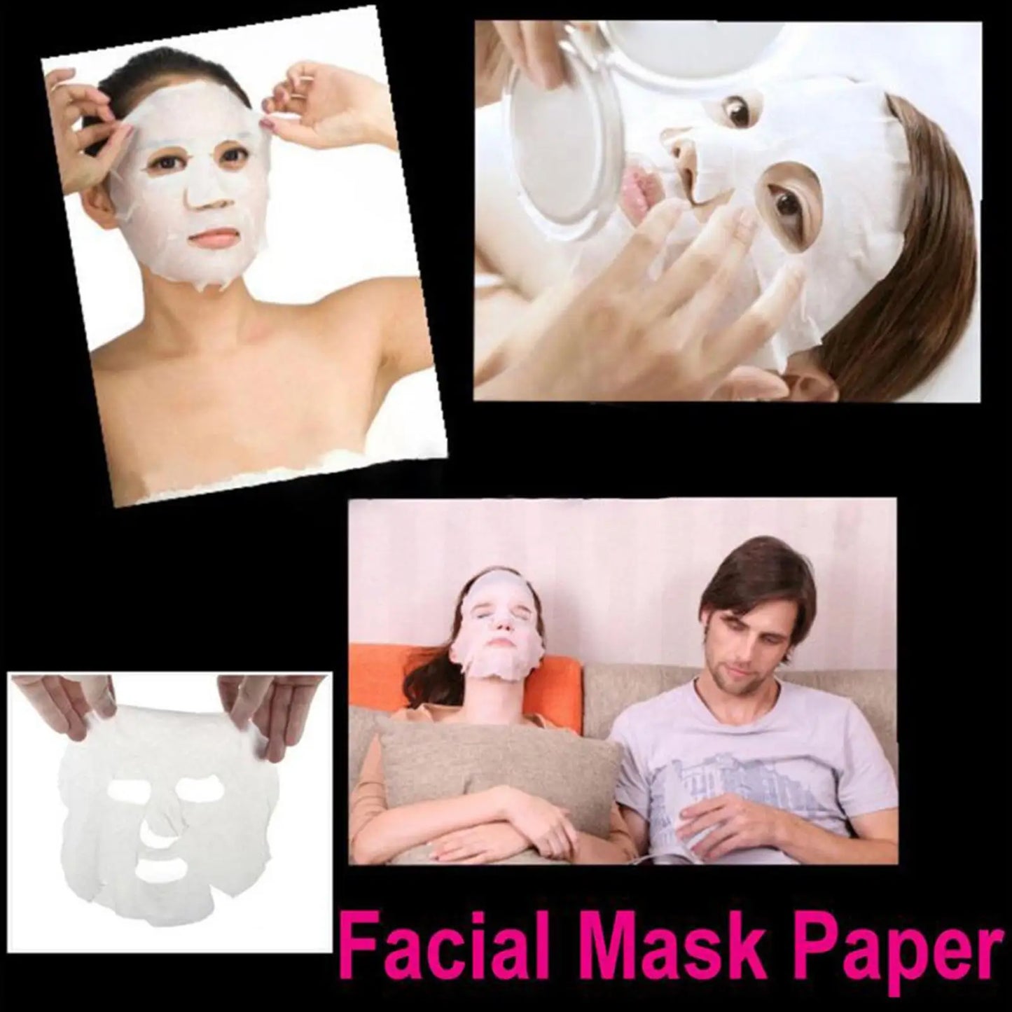 30/50pcs Disposable Compressed Facial Mask Portable Travel Non-woven Face Mask Skin Care Cotton Wrapped Masks Paper Peaceful Pleasures Health and Wellness