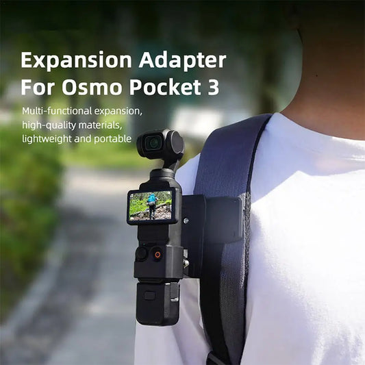 DJI Osmo Pocket 3 Adapter Frame & Backpack Clip Mount Kit Camera Mount Accessory Oasis Select