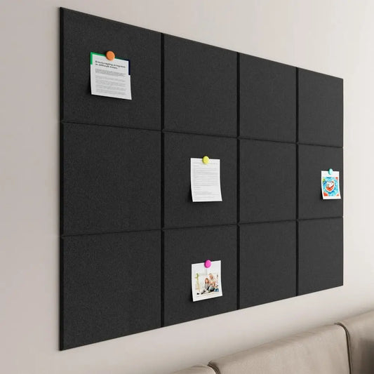Self-Adhesive Felt Acoustic Wall Panel 30x30cm | Bulletin Board Felt Bulletin Board Panel Peaceful Pleasures Health and Wellness