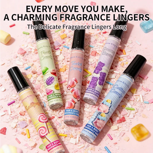 Candy Perfume Set 5pcs Sweet Floral EDT Spray 10ml | Gift Set Fragrance Gift Set Peaceful Pleasures Health and Wellness