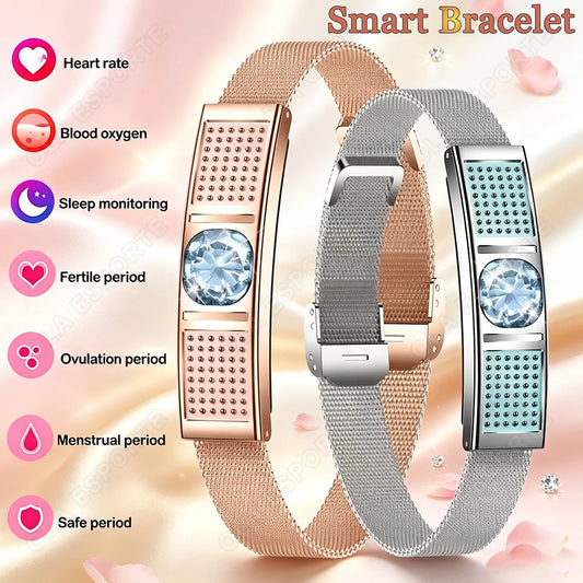 Smart Bracelet For Women With Health and Sleep Monitoring Multiple Exercise Modes,Women's Health Monitoring Smartwatch New HW12 Peaceful Pleasures Health and Wellness