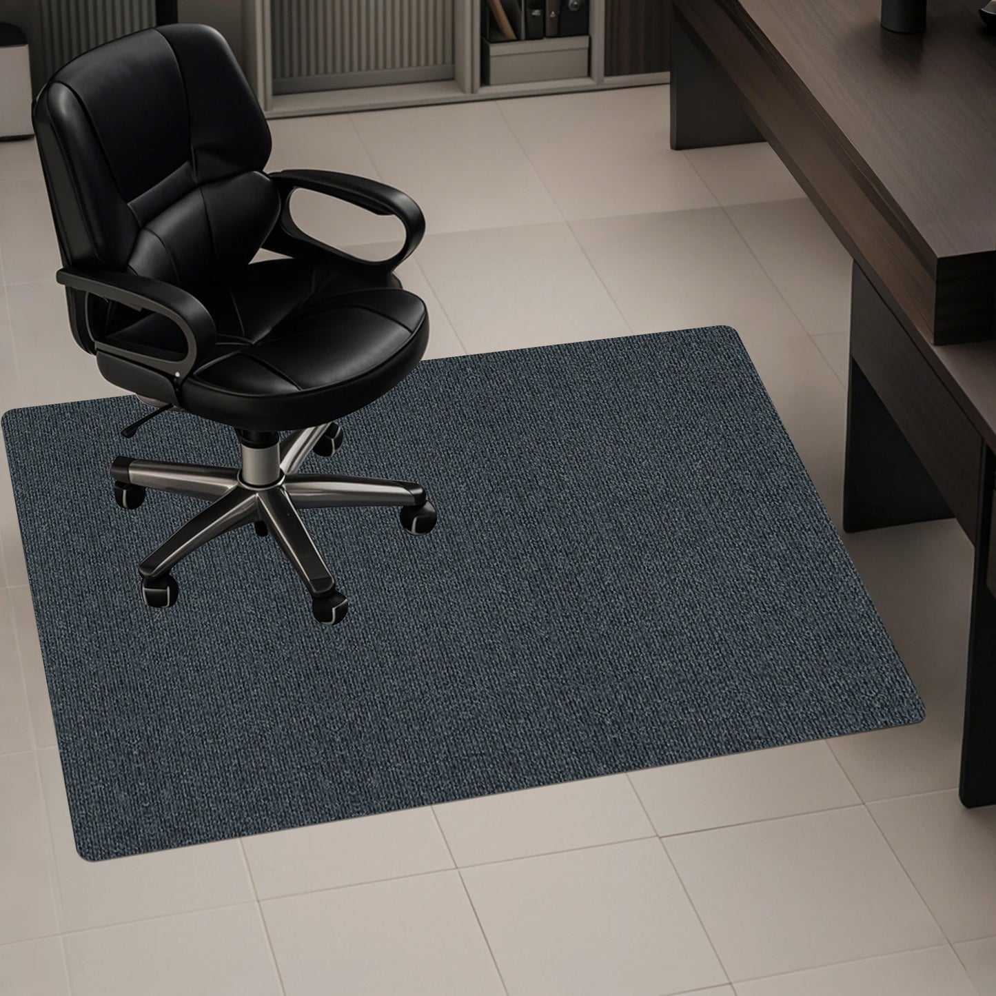 90x120cm Office Rolling Chair Mat Computer Gaming Chair Mat Colors Bedroom Living Room Office Swivel Chair Carpet Peaceful Pleasures Health and Wellness Dark Grey 900MMx1200MM