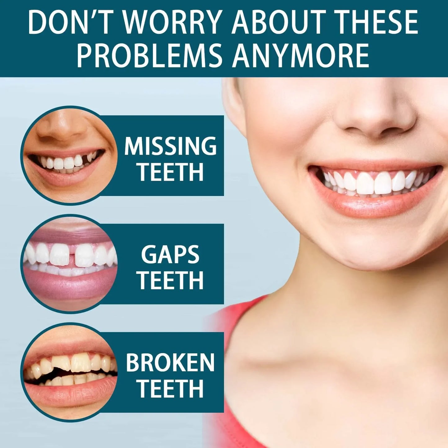 EELHOE Snap-On Veneers – Temporary Tooth Cover for an Instant Smile Peaceful Pleasures Health and Wellness