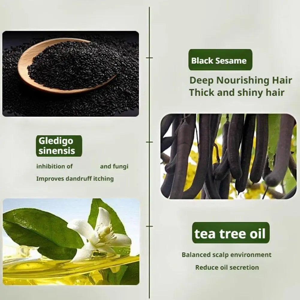1/3PCS Usman Grass & Platycladus Natural Herbal Shampoo Soap Strengthens Roots Controls Oil Cleanses Scalp Hair Growth Hair Soap Peaceful Pleasures Health and Wellness