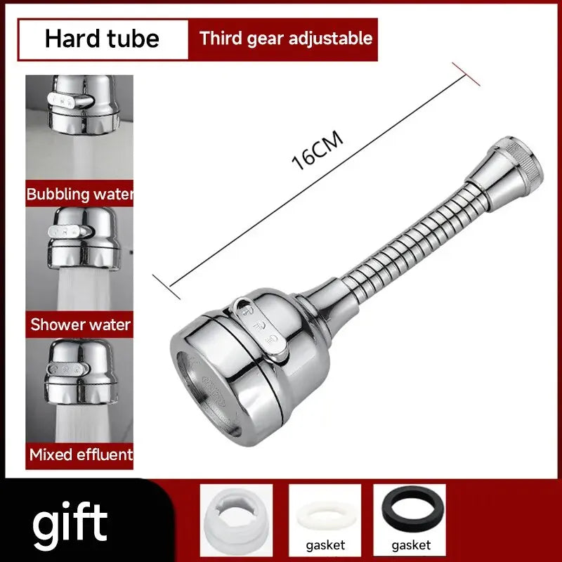 360° Kitchen Faucet Extender | 3 Modes, Filter & Water Saver