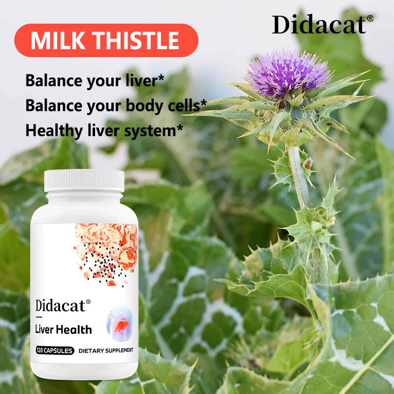 VITALXTRA Milk Thistle Capsules | Liver Detox & Cleanse
