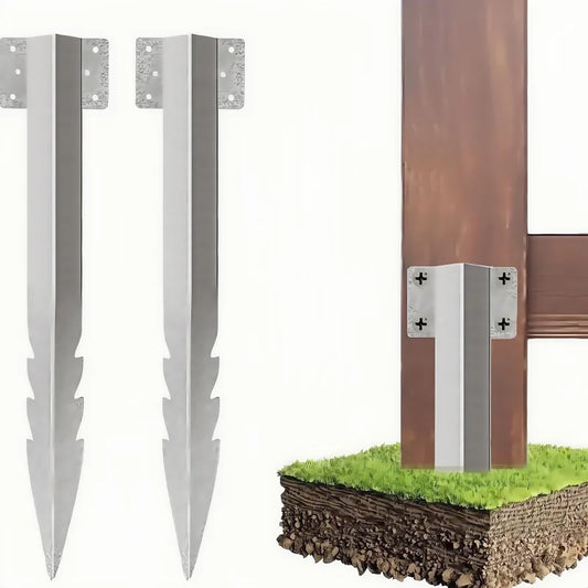 Metal Sleeper Stake Landscap Edging Anchoring Spikes Fixing Pegs Peaceful Pleasures Health and Wellness