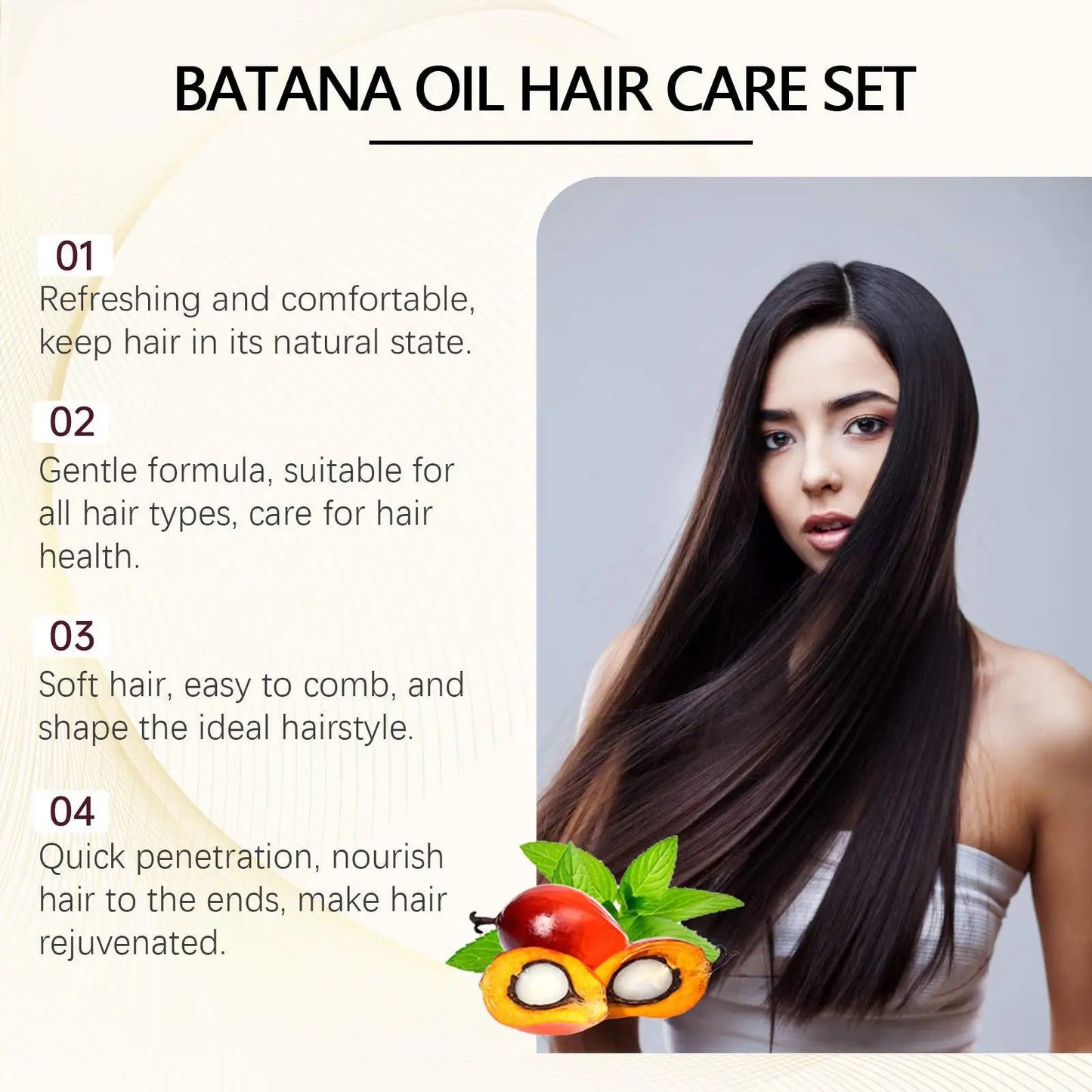 Keratin & Batana Oil Hair Care Kit – Deep Repair & Moisture