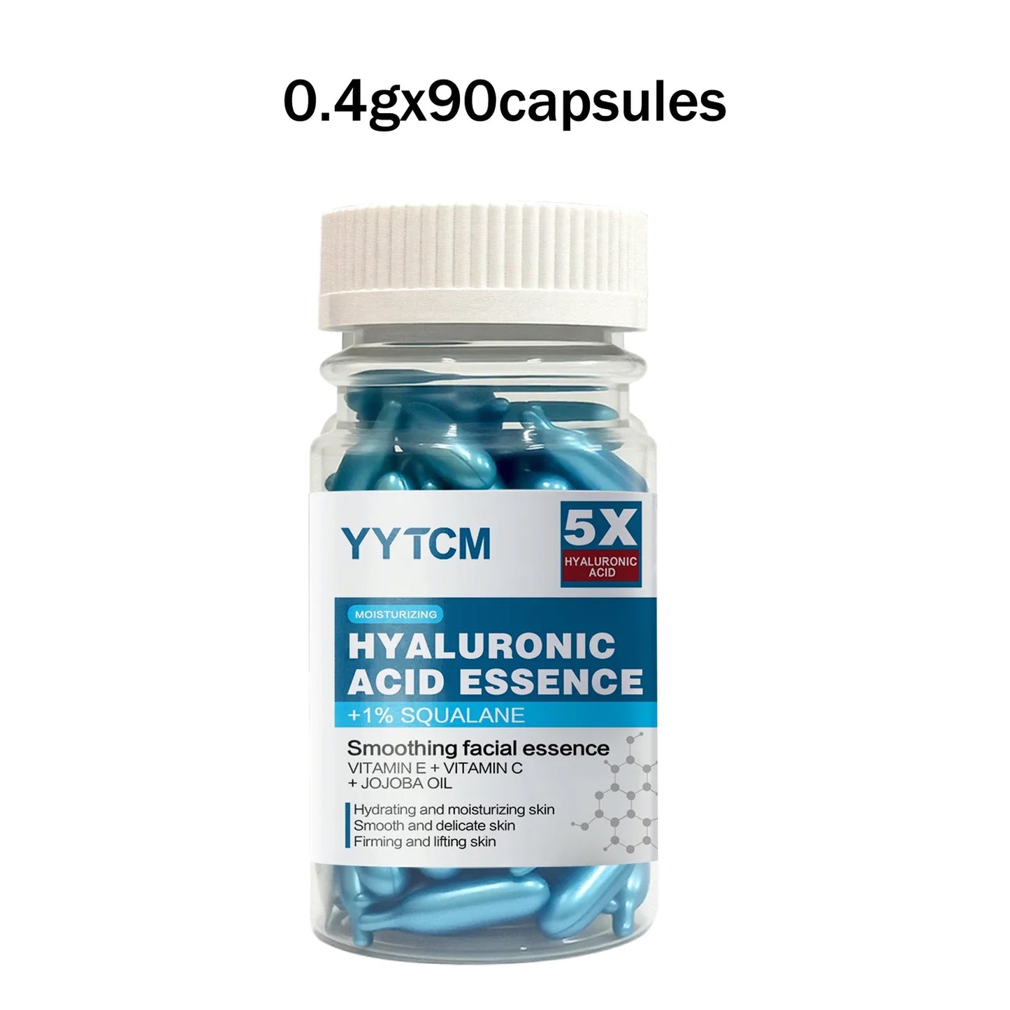 Hyaluronic Acid Capsule Essence – Deep Moisture & Glow, 30ct
