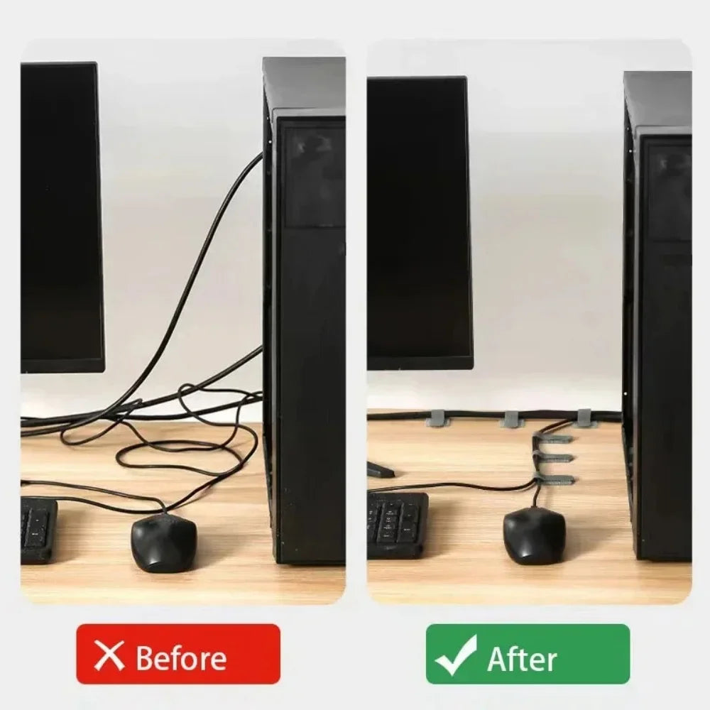 Reusable Self-Adhesive Velcro Cable Ties – Cord Organizer