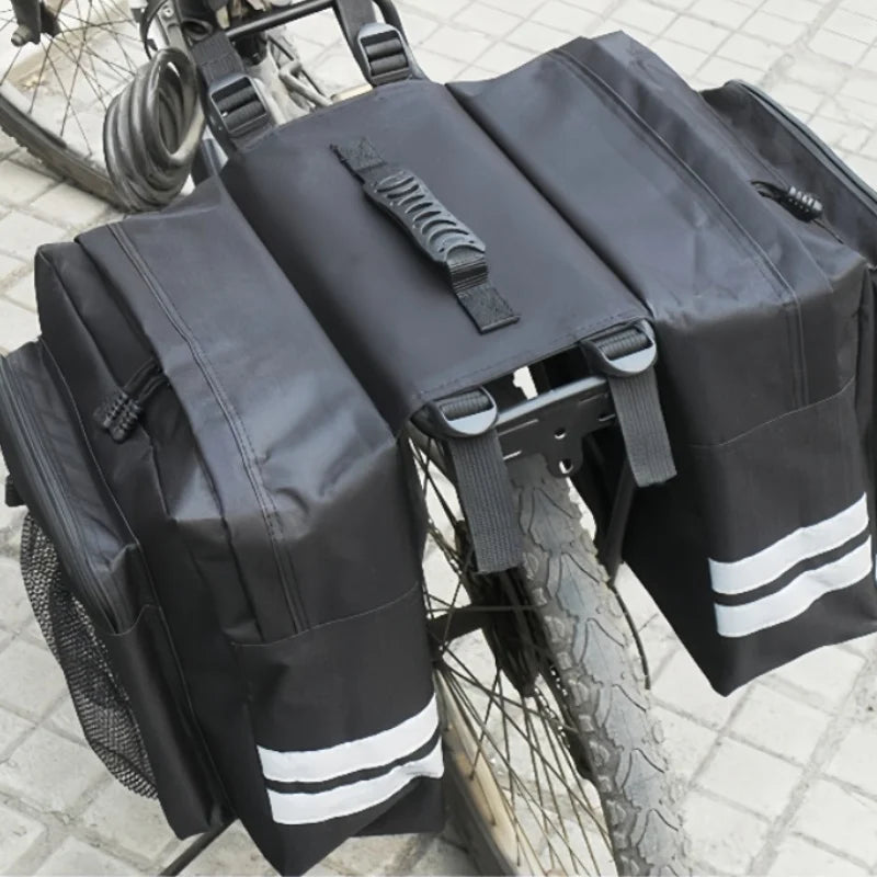 Large Capacity Cycling Saddle Bag for Mountain Bike Long Distance Bicycle Cargo Pouch Riding Pack Outdoor Sports Gear Storage Peaceful Pleasures Health and Wellness