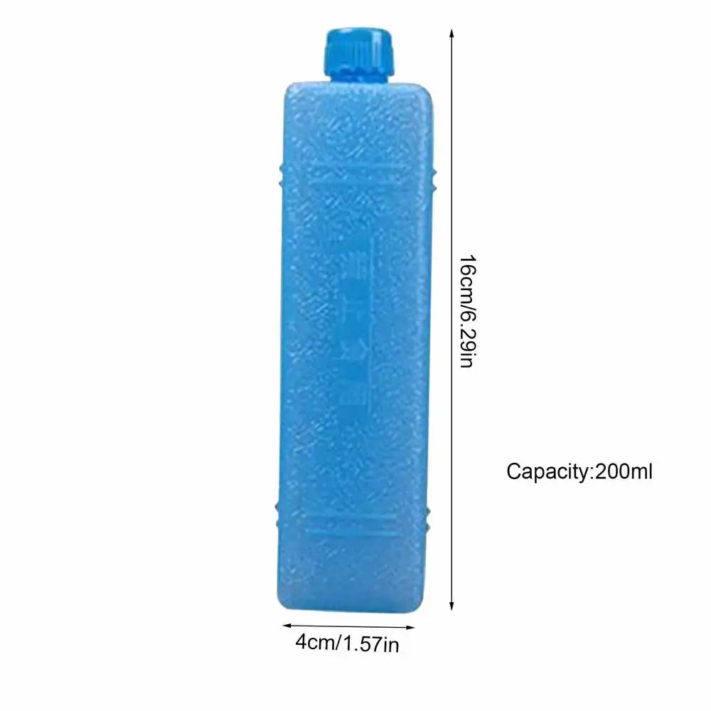 Ice Crystal Boxes Reusable Gel Freezer Ice Blocks Freezer Pack for Cooler Freezer Dry Ice Pack for Air Conditioner Family Travel Peaceful Pleasures Health and Wellness 200ml