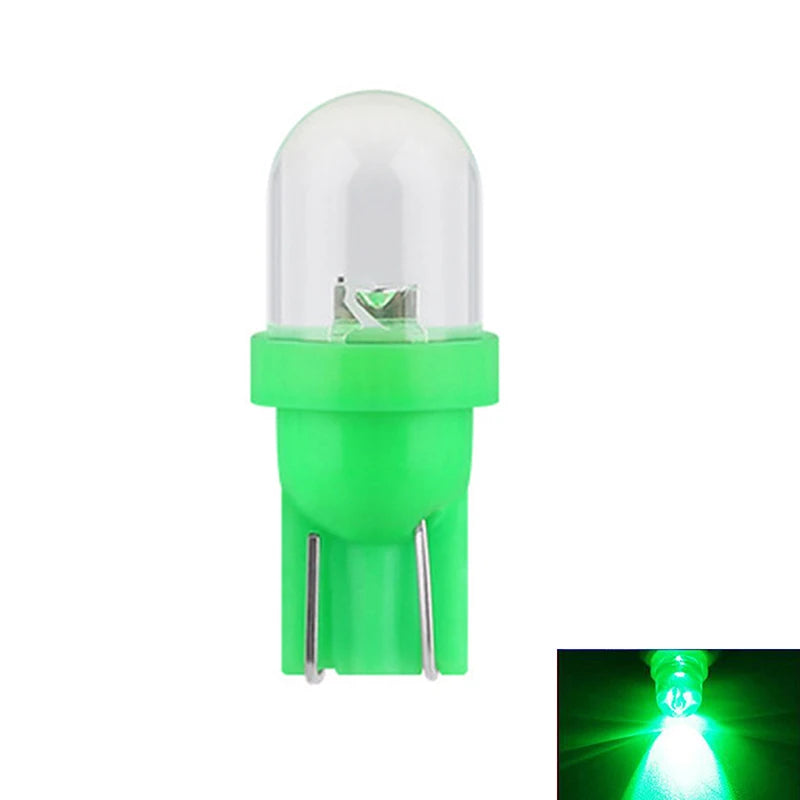 T10 W5W LED Bulbs 12V 10-Pack – Dashboard, Dome & Pinball