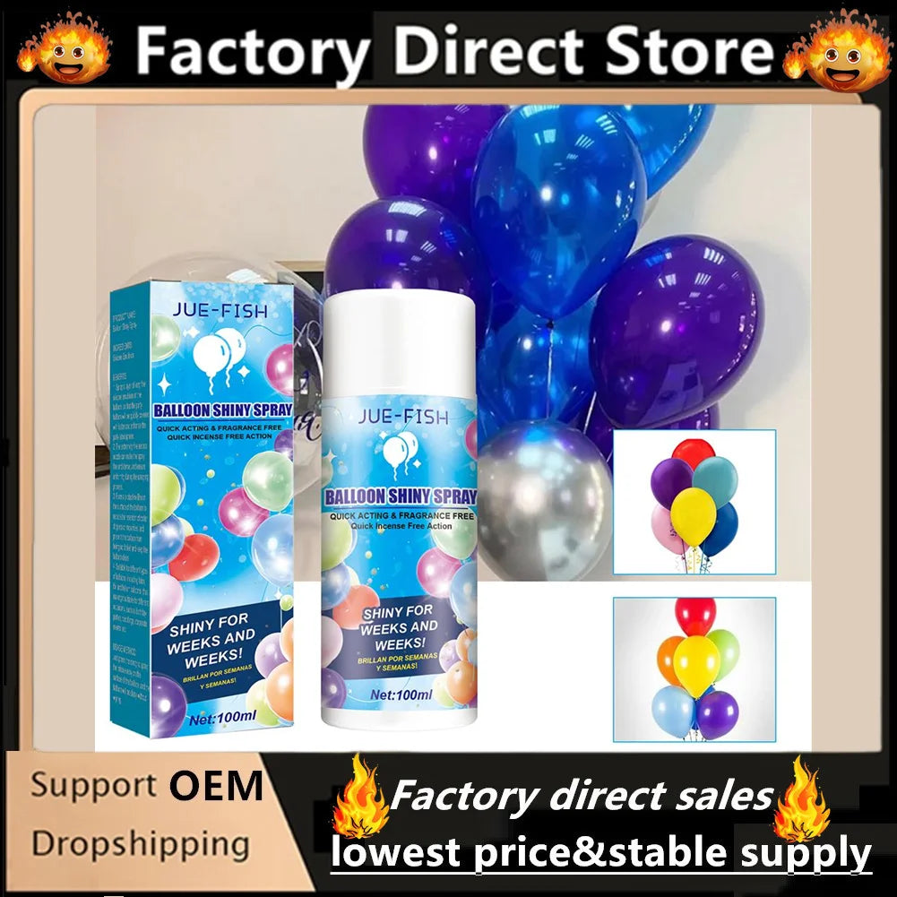Balloon Shine Spray – High Gloss Polish for Latex & Foil Balloons