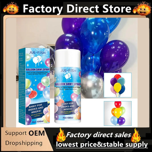 Balloon Shine Spray – High Gloss Polish for Latex & Foil Balloons Balloon Polish Spray Peaceful Pleasures Health and Wellness