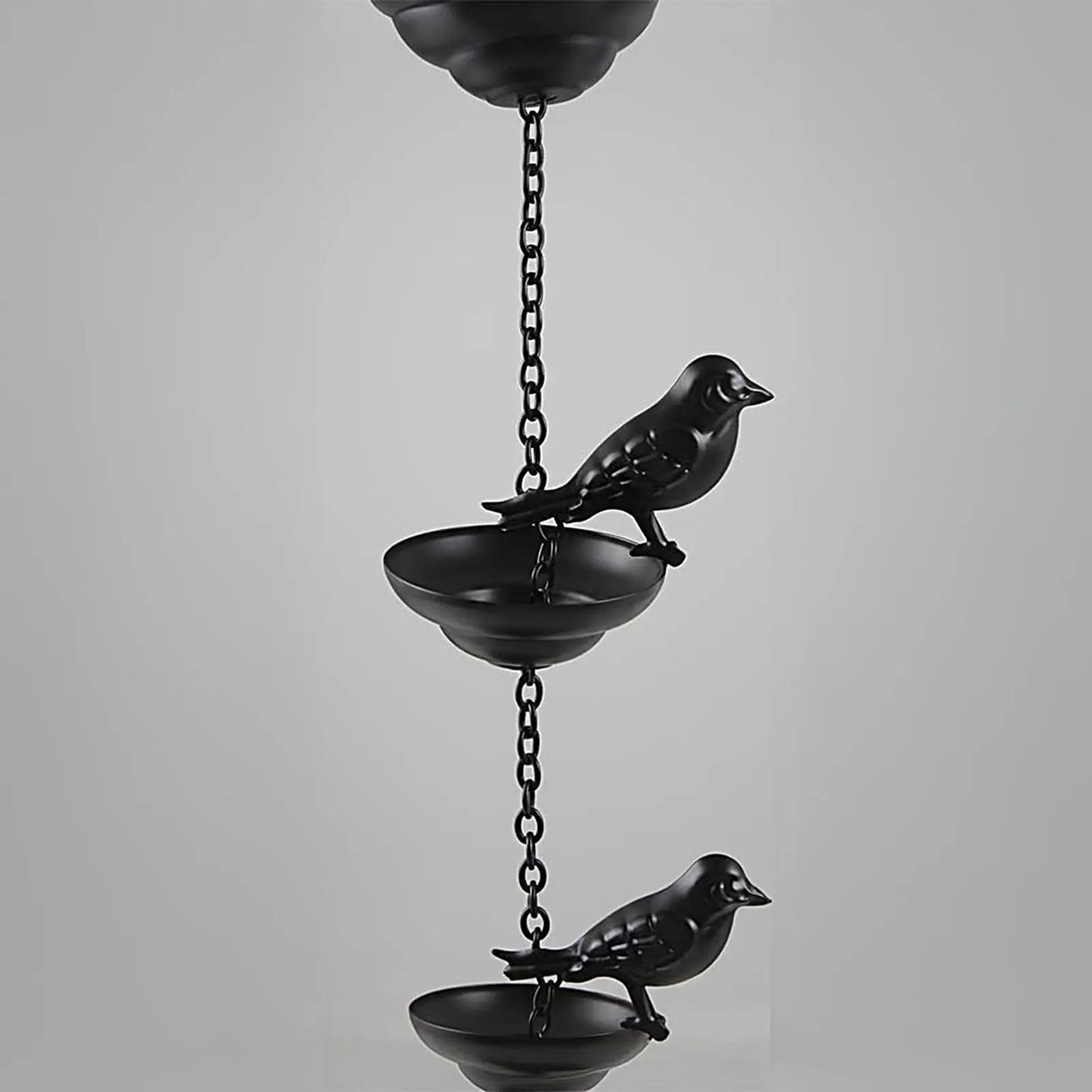 Bird Rain Chain for Gutters | Rust-Resistant Metal Outdoor Decor