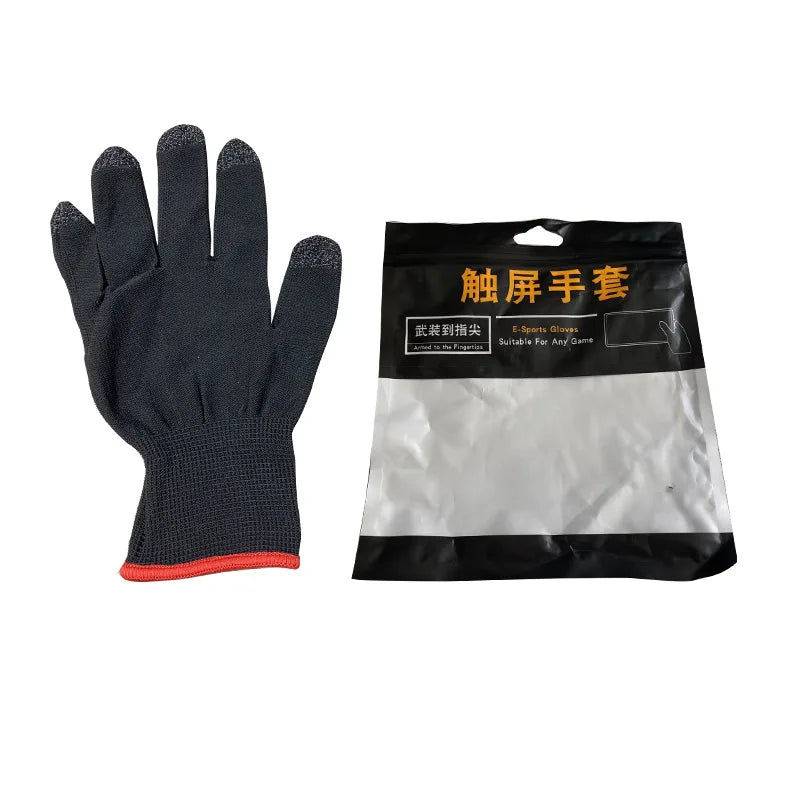 Game touch screen gloves breathable sweat-proof warm the glory of the king eat chicken e-sports hand tour five fingers gloves Peaceful Pleasures Health and Wellness Black