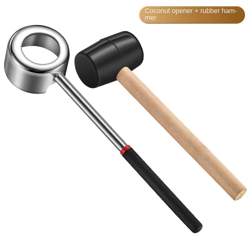 Manual Coconut Opener Tool | Stainless Steel Hole Punch Knife