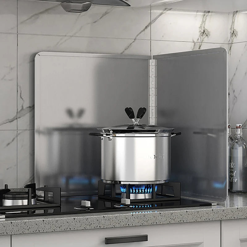 Foldable Stainless Steel Oil Splatter Guard Screen – 30cm