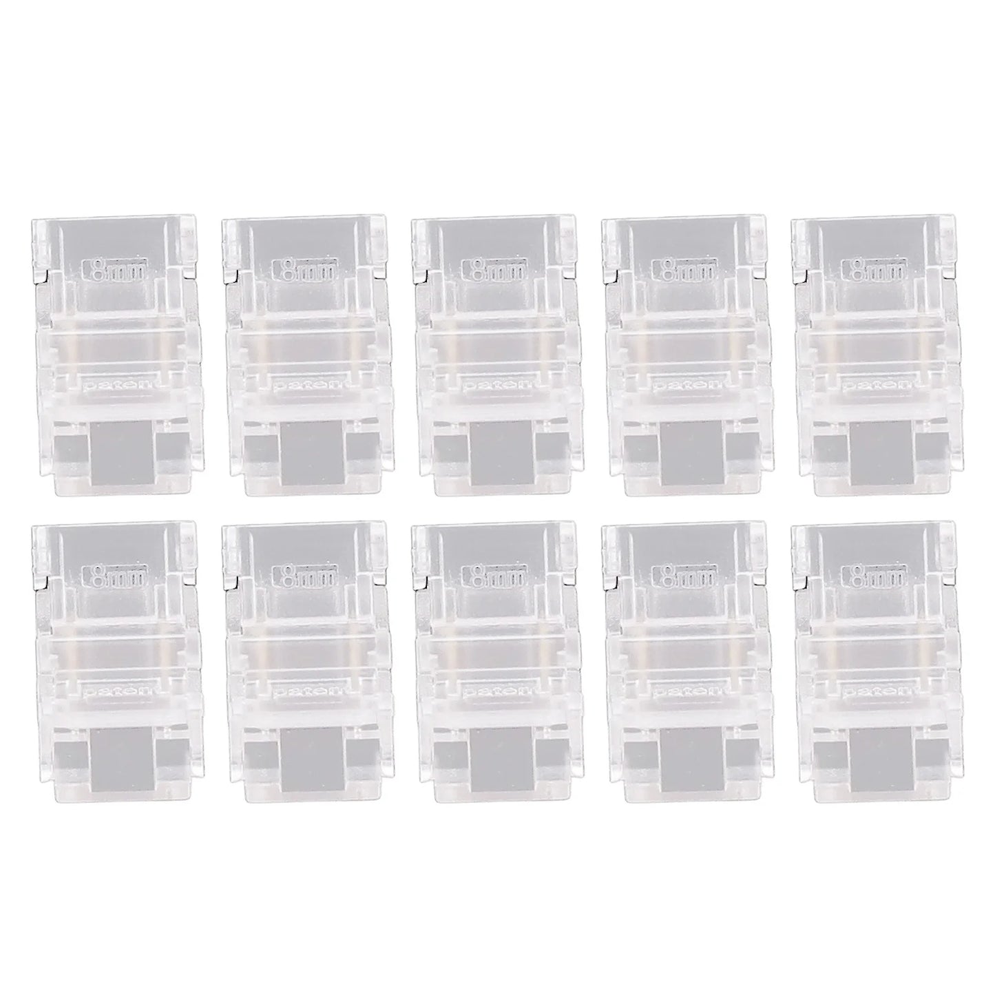 LED Light Strip Connectors 2Pin LED Strip Connectors Wide Applications Solderless Strong for Warehouse Peaceful Pleasures Health and Wellness Default Title
