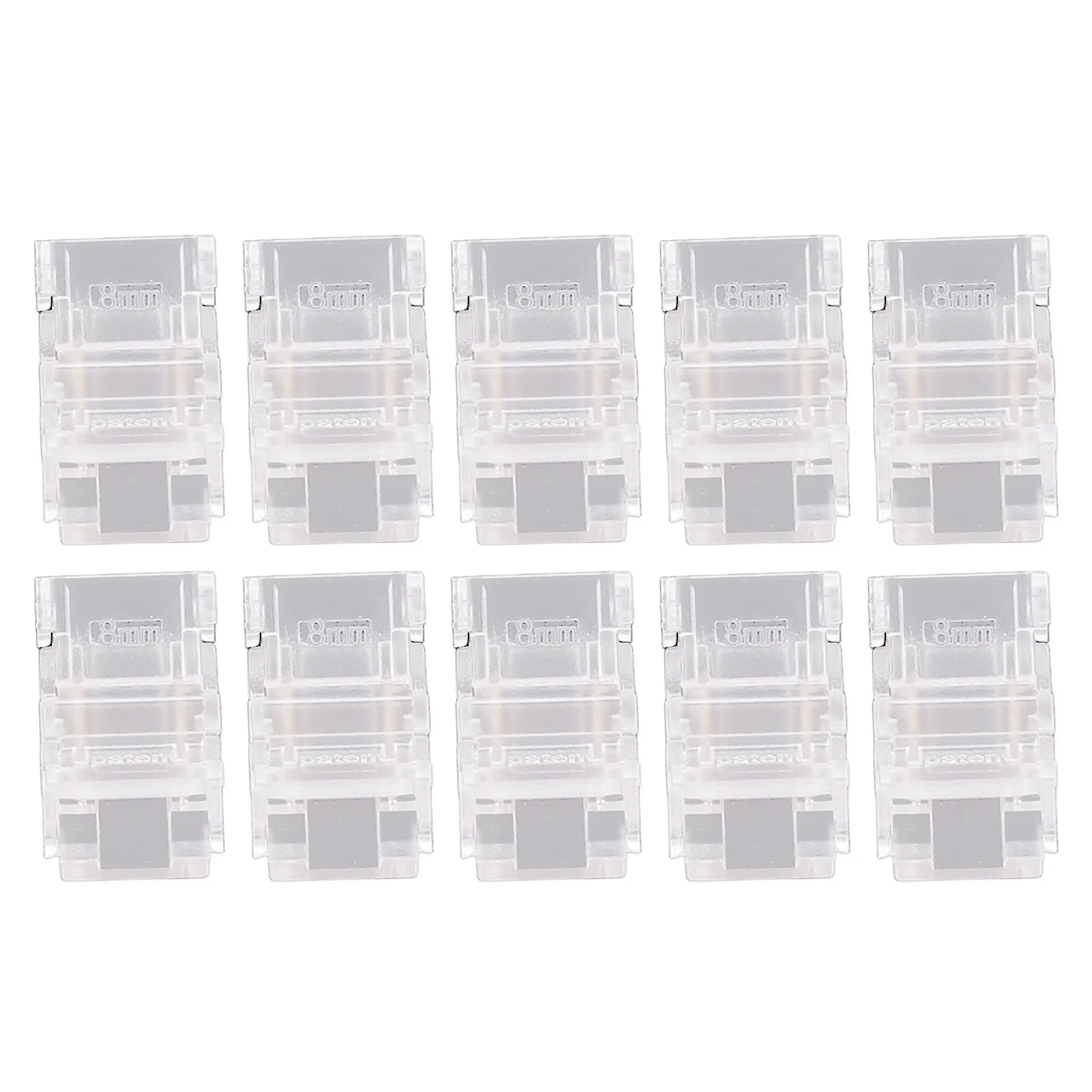LED Light Strip Connectors 2Pin LED Strip Connectors Wide Applications Solderless Strong for Warehouse Peaceful Pleasures Health and Wellness Default Title