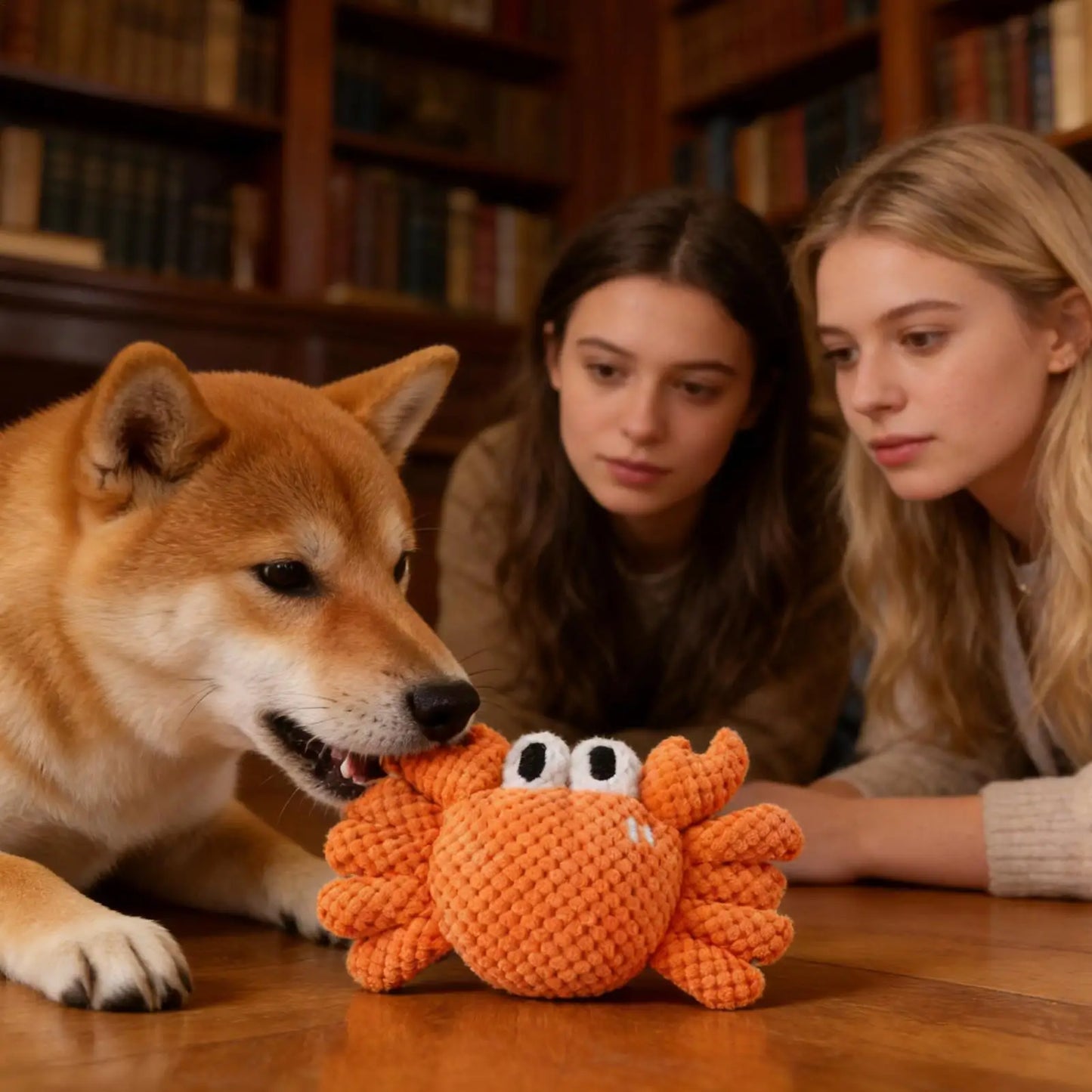 Interactive Squeaky Plush Dog Toy | Puppy Chew & Fetch