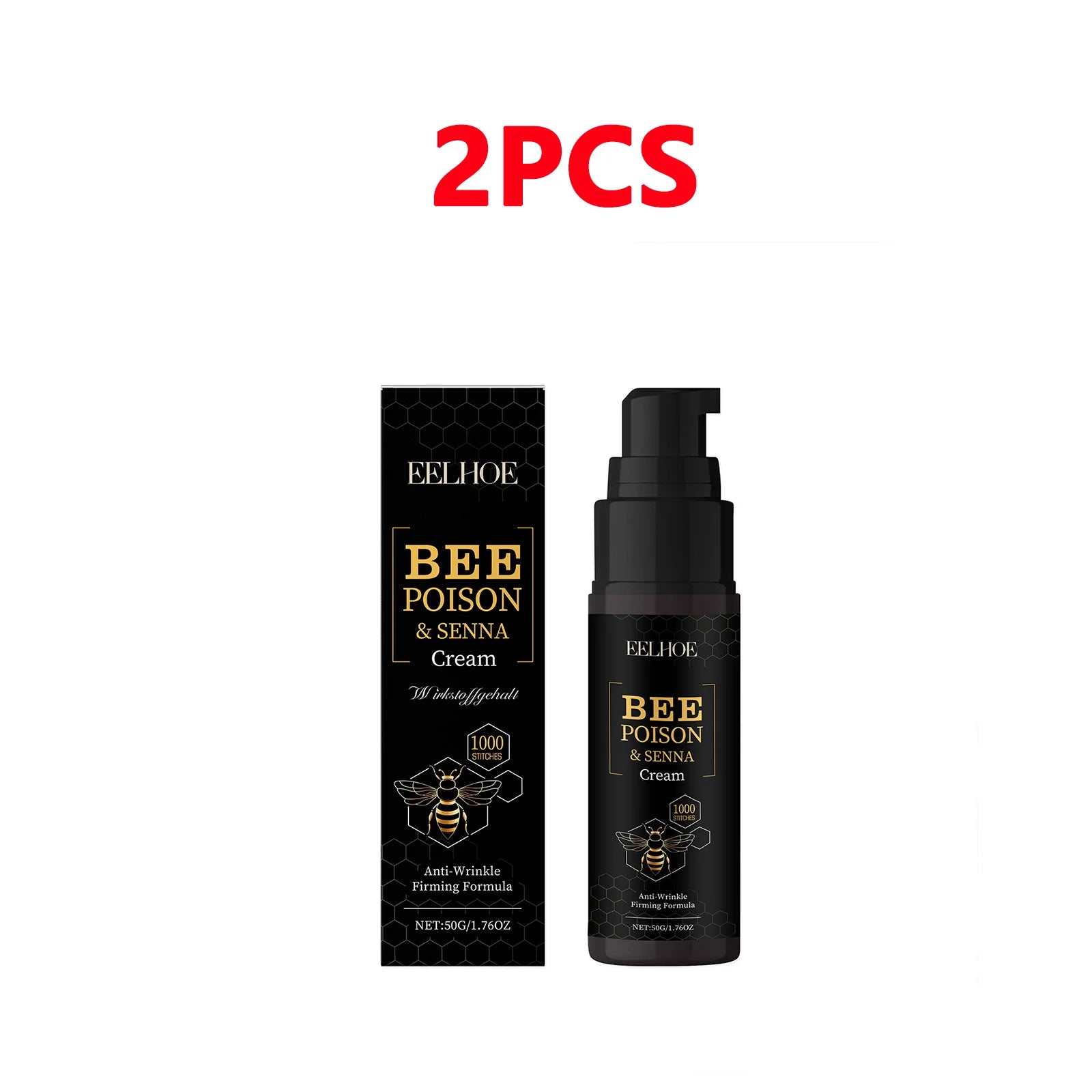Bee Venom Face Cream – Anti-Wrinkle Firming Moisturizer Anti-Aging Face Cream Peaceful Pleasures Health and Wellness 2pcs
