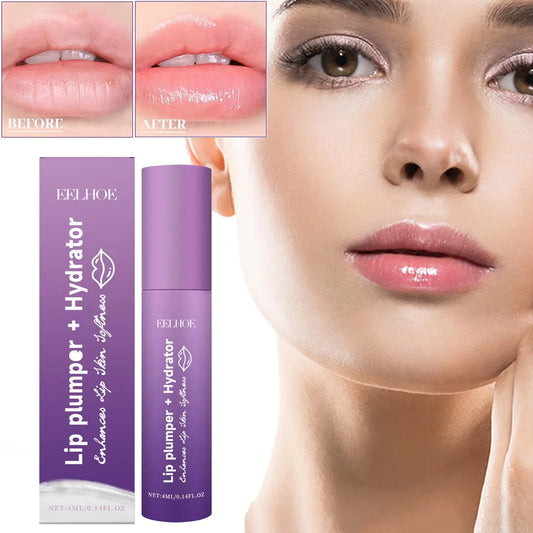 Eelhoe Lip Plumper Gloss Serum – Hydrating & Anti-Wrinkle Lip Plumper Gloss Oasis Select