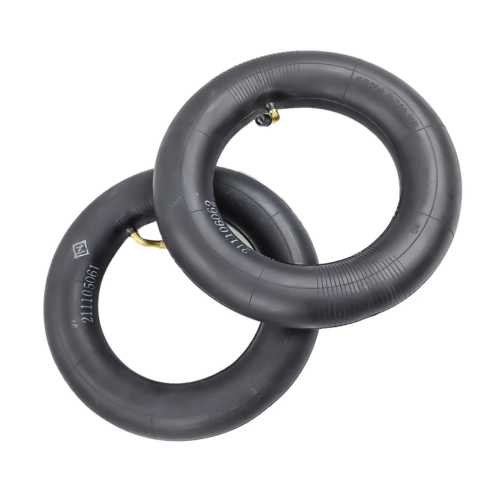 10x2.5 Inner Tube 10 Inch Inner Tube Electric Scooter Thickened Easy to Install 10x2.5/2.75 Inner Tire for 10in Electric Scooter Peaceful Pleasures Health and Wellness black