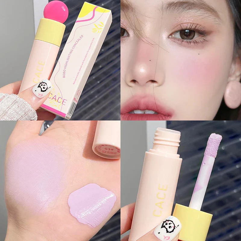 CACE 3-Shade Full Coverage Liquid Concealer – Waterproof & Nourishing