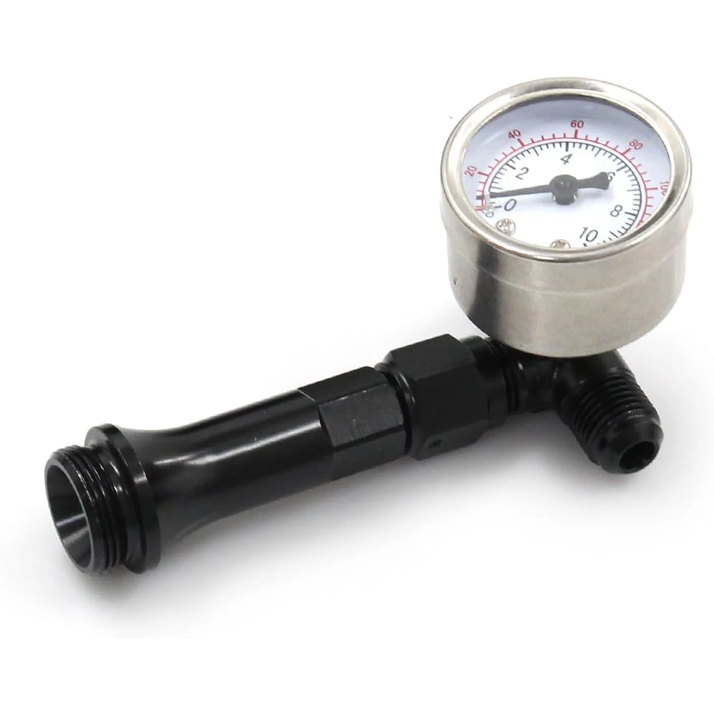 AN6 Dual Feed Carb Fuel Line & Vacuum Gauge – Holley 4150