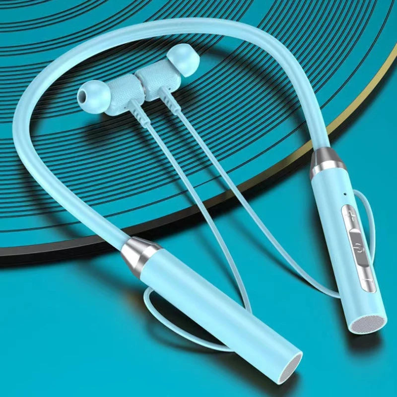 DIXSG Neckband Bluetooth Earbuds – Wireless Sport Headset with Mic