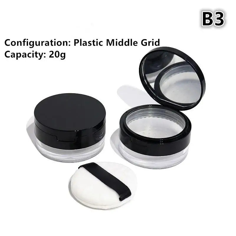 Portable Air Cushion Puff Box with Mirror & Powder Puff