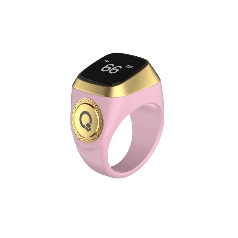 Hand Pressed Electronic Counter, Finger Counter, Smart Bluetooth Mini Counter Peaceful Pleasures Health and Wellness 20mmpink