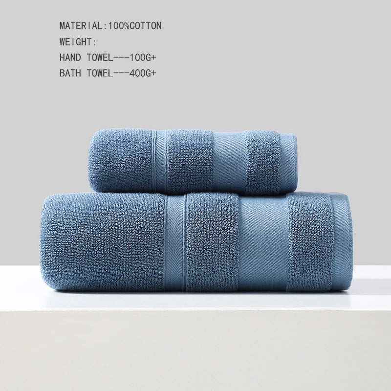 Battilo 100% Cotton Bath & Hand Towel Set – Hotel Spa Quality