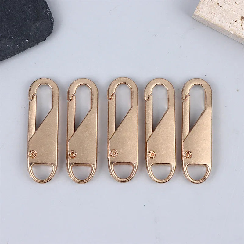 Metal Replacement Zipper Pulls & Cord Extenders – 5/10/20 Pack