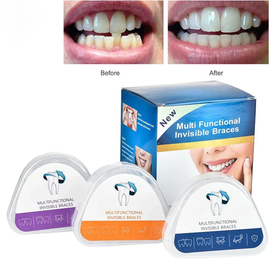 3-Stage Transparent Teeth Aligners - Orthodontic Dental Braces for Adults, DIY Tooth Straightening Corrector Kit Peaceful Pleasures Health and Wellness