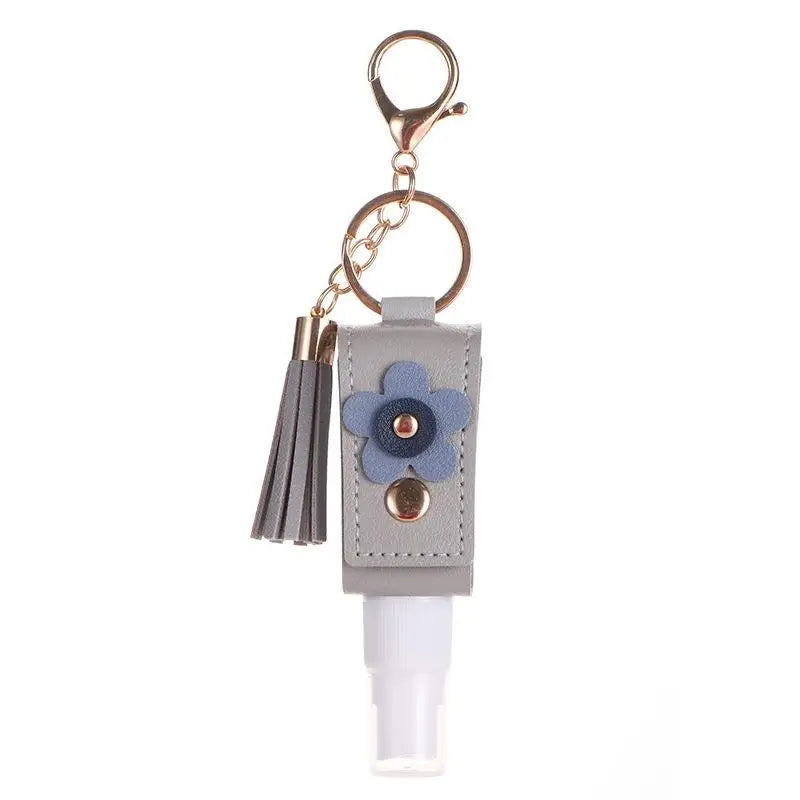30ml Refillable Spray Bottle Keychain | Faux Leather & Tassel