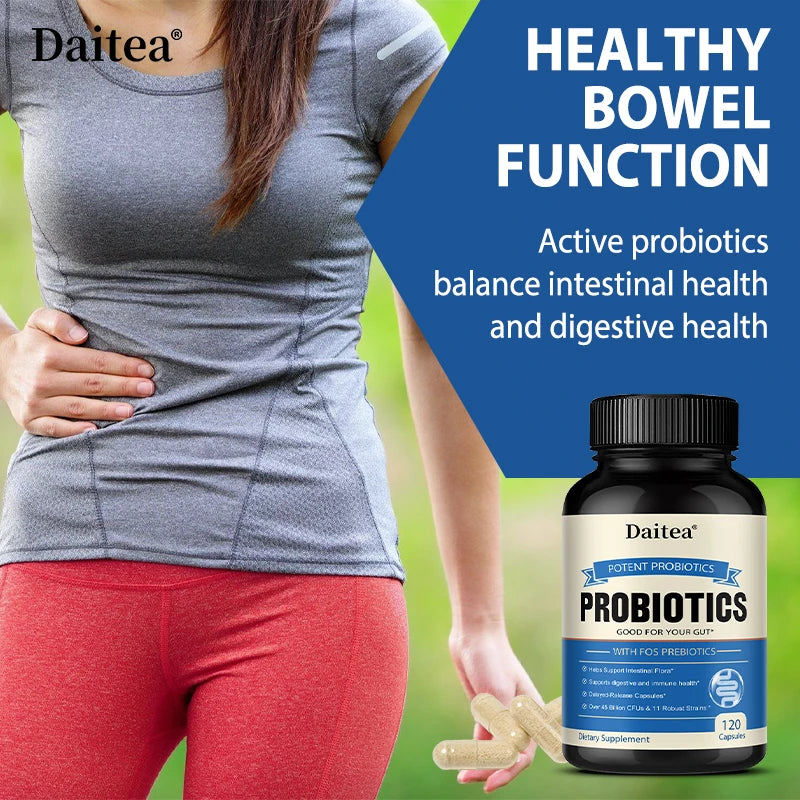 Probiotics and Prebiotics Capsules Support Gut Health and The Immune System, Relieving Occasional Constipation & Bloating Peaceful Pleasures Health and Wellness