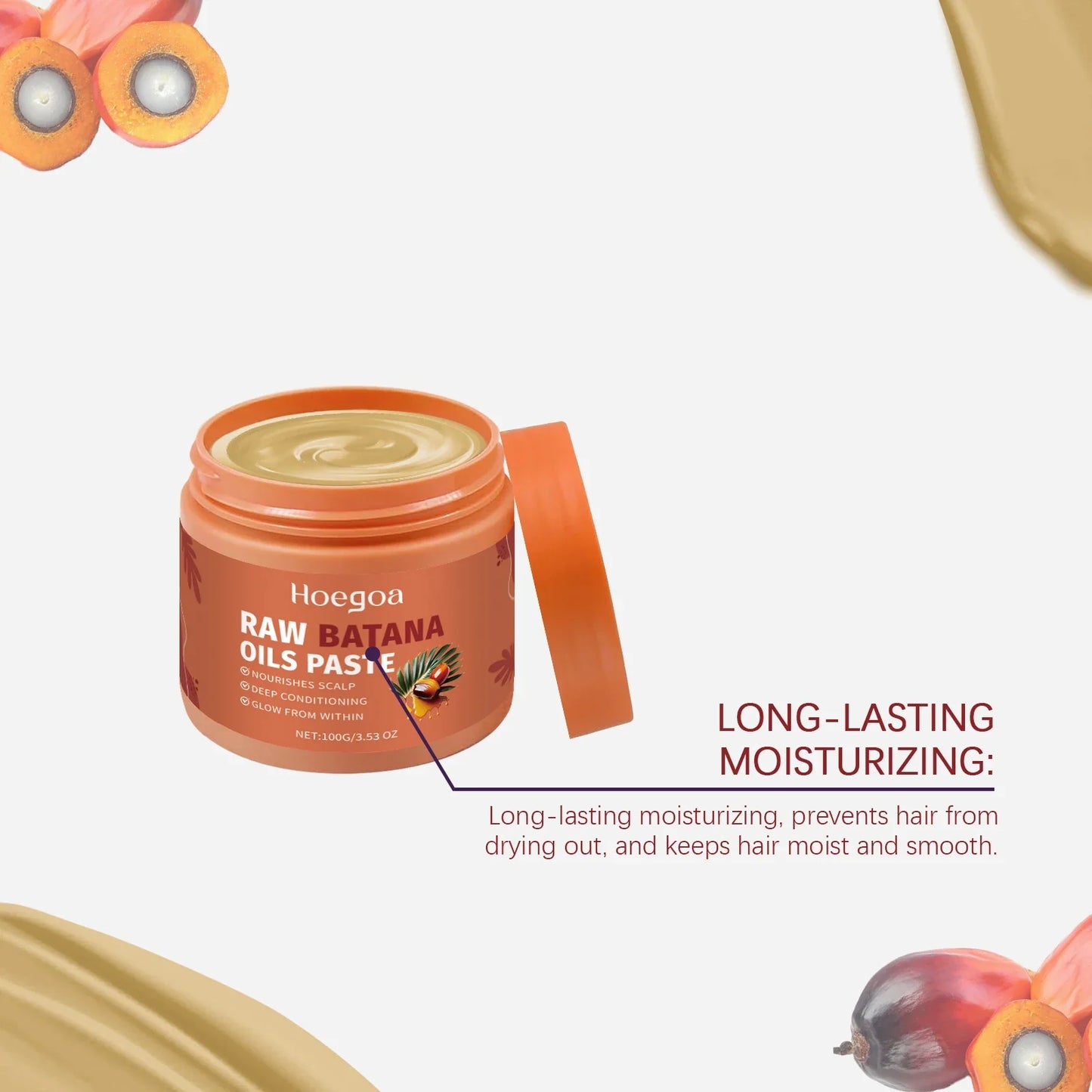 HOEGOA Batana Oil Hair Mask – Repair, Nourish & Smooth Hair