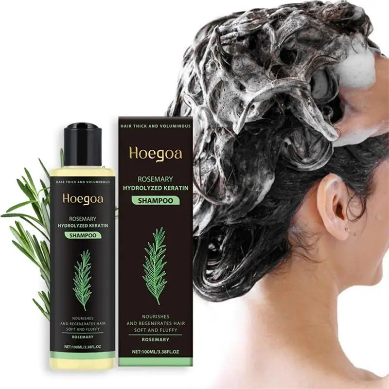 Rosemary Shampoo Herbal Extracts Daily Scalp Cleansing Oil Control Volumizing Smoothing & Nourishing Strong Hair Roots Shampoo Peaceful Pleasures Health and Wellness