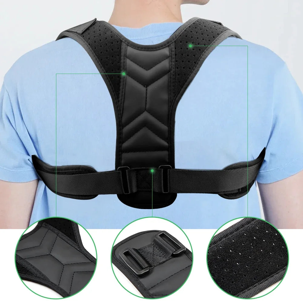 WEFITON Posture Corrector Belt – Back Brace for Men & Women Posture Corrector Brace Peaceful Pleasures Health and Wellness