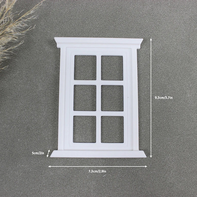 1/12 Miniature Dollhouse Window Frame – DIY Craft Decor