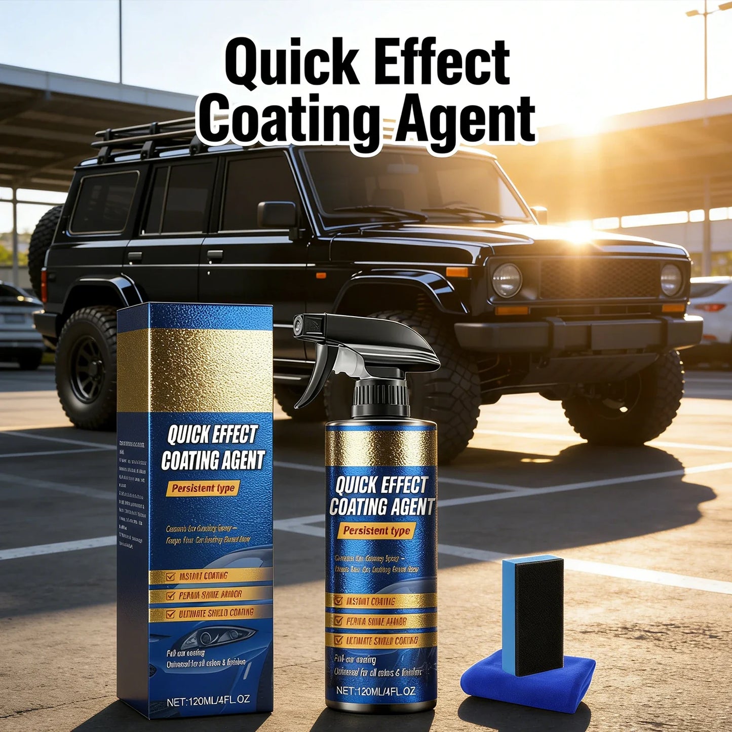 Ceramic Nano Coating Spray – Car Paint Gloss & Protection 120ml