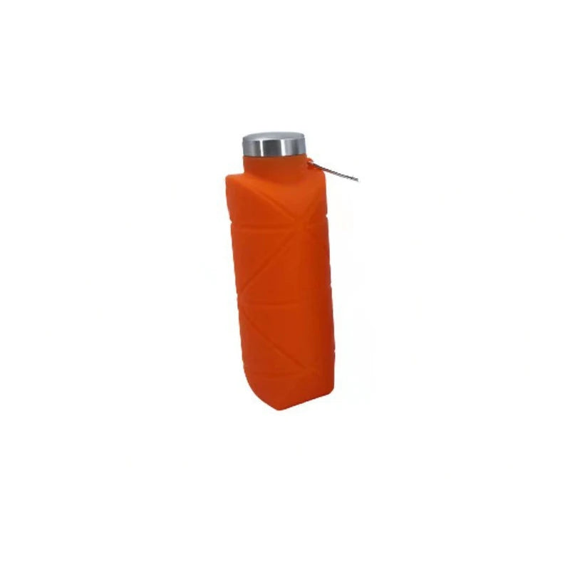 Foldable Diamond Silicone Water Bottle 700ml | Portable Sports