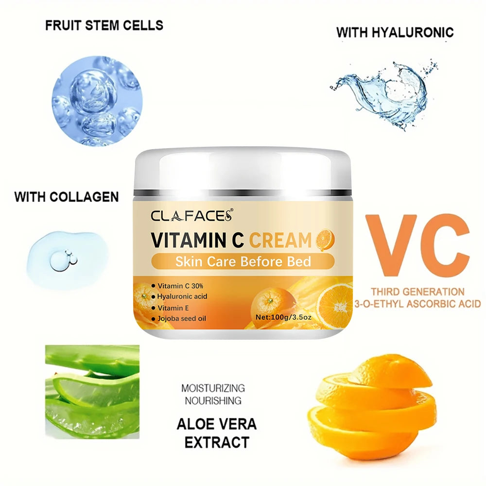 Retinol Vitamin C Face Cream | Anti-Wrinkle Moisturizer