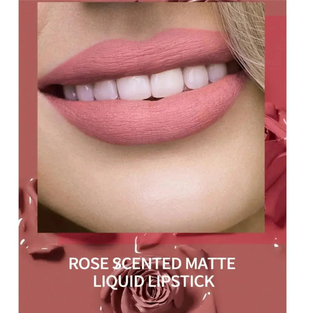 HANDAIYAN 6-Color Velvet Matte Liquid Lipstick Set – Waterproof